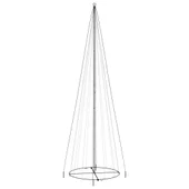 Коледна елха конус, цветна, 1134 LED, 230x800 см - Thumbnail 3