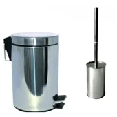 Комплект кошче за баня и четка за тоалетна INTER CERAMIC