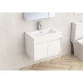 Конзолен шкаф за баня с мивка Бари ICP 6038-045 INTER CERAMIC - Thumbnail 1