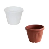 Оребрена саксия ø20 см - Thumbnail 1