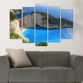 Плаж в Корфу - картина пано за стена - Thumbnail 3