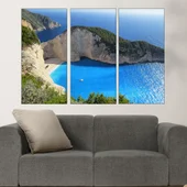 Плаж в Корфу - картина пано за стена - Thumbnail 2