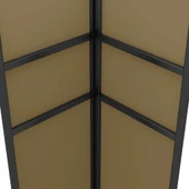 Шатра с двоен покрив и LED светещи стрингове, 3x3x2,7 м, таупе - Thumbnail 6