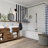 Стенен смесител за вана/душ Stratos хром FERRO - Thumbnail 3