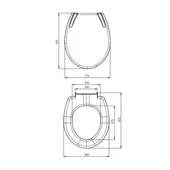 Тоалетна седалка Магнолия - Thumbnail 3