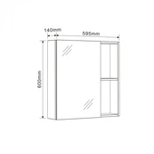 Огледален шкаф за баня Di Legno 6060-14 INTER CERAMIC - Thumbnail 4