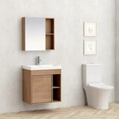 Огледален шкаф за баня Di Legno 6060-14 INTER CERAMIC - Thumbnail 2