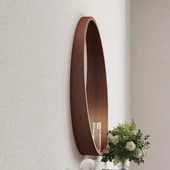 Oгледало за баня ∅60 см - WOODEN INTER CERAMIC - Thumbnail 4