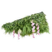 Пано изкуствена зелена декорация 100x100 см Blooming Creek MY GARDEN - Thumbnail 2