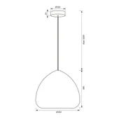 Полилей с опушено стъкло Caruso SSP750 VIVALUX - Thumbnail 4