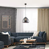 Полилей с опушено стъкло Caruso SSP750 VIVALUX - Thumbnail 3