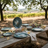 Порцеланов сервиз за хранене 24 части Земя TOPRAKSAN - Thumbnail 5