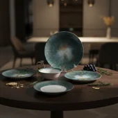 Порцеланов сервиз за хранене 24 части Земя TOPRAKSAN - Thumbnail 8