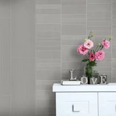 PVC ламперия 25 см 8 мм 2.65 м Silver Dec. Tiles VILO - Thumbnail 2