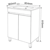 Шкаф за баня с мивка - Елис -  INTER CERAMIC - Thumbnail 5