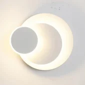 Стенен аплик Тройна окръжност бял мат DREAM LIGHTS - Thumbnail 1