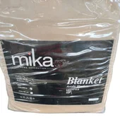 Одеяло 150x200 см Plain бежово MIKA - Thumbnail 1