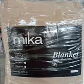 Одеяло 150x200 см Plain бежово MIKA - Thumbnail 2