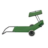 Сгъваем шезлонг с колела и сенник 147x52x24 см MUHLER - Thumbnail 4