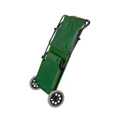 Сгъваем шезлонг с колела и сенник 147x52x24 см MUHLER - Thumbnail 3