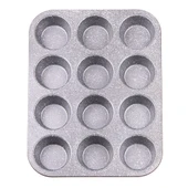 Форма за мъфини 12 бр. червена OLIVER VOLTZ - Thumbnail 1