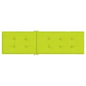 Възглавница за стол шезлонг ярко зелена (75+105)x50x4 см - VL314184 - Thumbnail 5