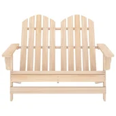 2-местен градински стол "Адирондак", 100 см ела масив - Thumbnail 3