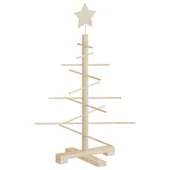 Дървена коледна елха за декорация 75 см - Thumbnail 5