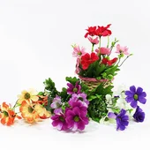 Декоративен букет Полско цвете 33 см - Thumbnail 2