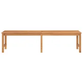 Градинска пейка, 180 см, тиково дърво масив - VL316633 - Thumbnail 4