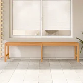 Градинска пейка, 180 см, тиково дърво масив - VL316633 - Thumbnail 3