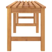 Градинска пейка, 180 см, тиково дърво масив - VL316633 - Thumbnail 5