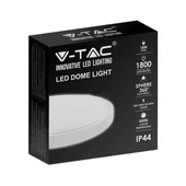 LED плафон 18 W 4000 К IP44 Ø225 мм V-TAC - Thumbnail 8