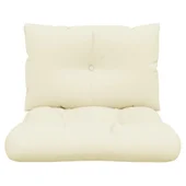 Палетни възглавници, 2 бр, кремави, текстил - Thumbnail 5