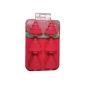 Силиконов молд Елхички с шест гнезда за кексчета - Thumbnail 2