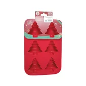 Силиконов молд Елхички с шест гнезда за кексчета - Thumbnail 1