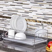 Сушилник за съдове 2 нива KB 008 хром TEKNO TEL - Thumbnail 2