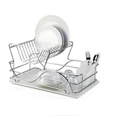 Сушилник за съдове 2 нива KB 009 хромиран TEKNO TEL - Thumbnail 1