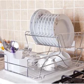 Сушилник за съдове 2 нива KB 009 хромиран TEKNO TEL - Thumbnail 3