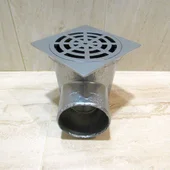 Алуминиев рогов сифон Ø110 мм - Thumbnail 2