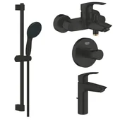 Комплект за баня: душ система, смесители и закачалка Eurosmart GROHE - Thumbnail 1