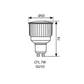 Лампа енергоспестяваща SUPER LUX 7W VIVALUX - Thumbnail 2