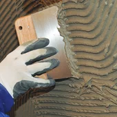 Назъбена шпакла с дървена дръжка 17см зъб 8x8мм DEKOR - Thumbnail 5