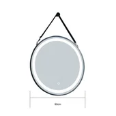 Огледало за баня с LED осветление ф60 см Аблена INTER CERAMIC - Thumbnail 2