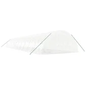 Оранжерия със стоманена рамка бяла 144 м² 24x6x2,85 м - Thumbnail 5