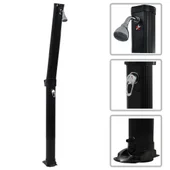 Сгъваем соларен душ, черен, 214 см, 23 л - Thumbnail 1