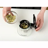 Стъклен чайник с цедка 900 мл Misty NAVA - Thumbnail 4