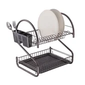 Сушилник за съдове 2 нива черен ТК КВ 018B TEKNO TEL - Thumbnail 1