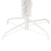 Завъртяна коледна елха със стойка и LED, бяла, 180 см, PVC - Thumbnail 7