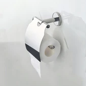 Поставка за тоалетна хартия с капак Lusso Chrome INTER CERAMIC - Thumbnail 3